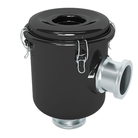 Solberg ISO Inlet Vacuum Black, K63, 175 SCFM, 5 Micron Polyester Media WL-851-K63B